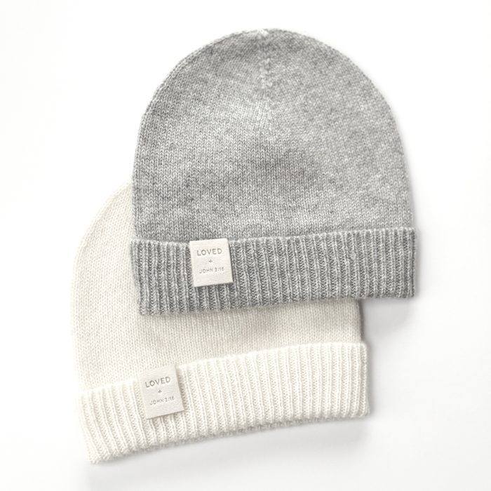 John 3:16 Cashmere Baby Beanie